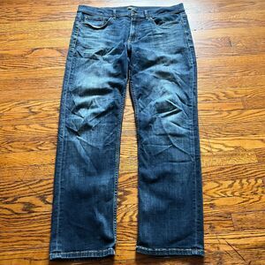 Flag & Anthem Men's 35/32 Nashville Straight Blanton Wash Premium Denim Jeans